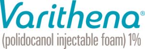 Varithena injectable foam treatment logo for non-thermal varicose vein closure Beverly Hills CA Vascular