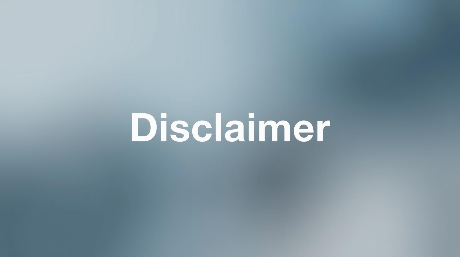 Disclaimer – Cavascular - Ca Vascular & Vein