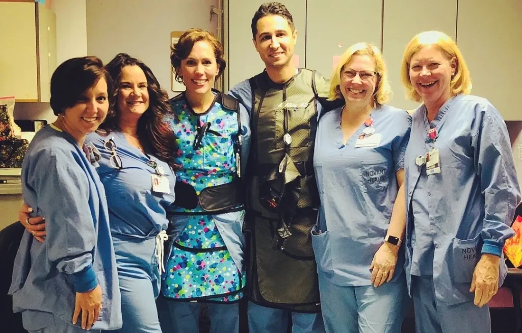 California Vascular and Interventional medical team group photo with Dr Allaei and staff Beverly Hills
